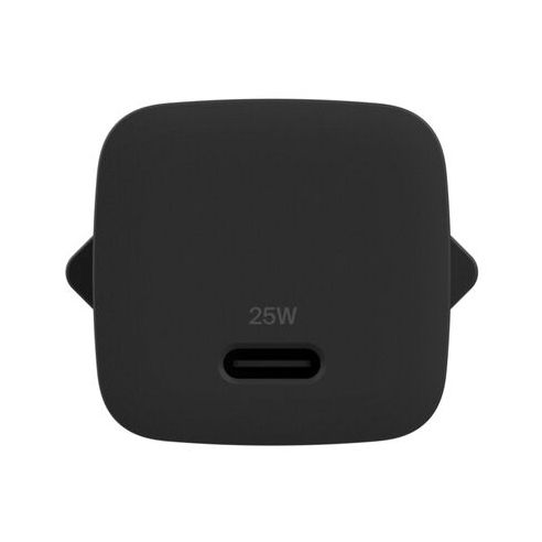 Belkin Chargeur USB-C compact BoostCharge 25W avec câble USB-C vers USB-C - 1 mètre - Noir