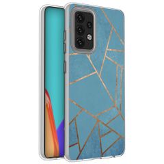 imoshion Coque Design Samsung Galaxy A52(s) (5G/4G) - Blue Graphic