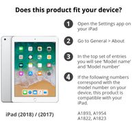 Coque tablette rotatif à 360° Apple iPad 6 (2018) 9.7 pouces / iPad 5 (2017) 9.7 pouces - Rose