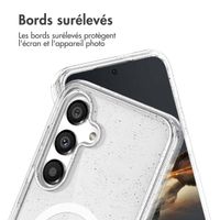 imoshion Coque Pailletée avec MagSafe Samsung Galaxy S24 - Paillettes Transparent