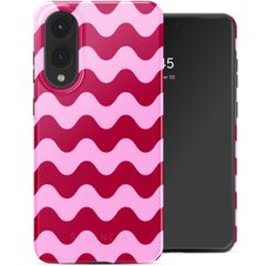 Selencia Coque arrière Vivid Samsung Galaxy S25 Edge - Wave Vibes Lipstick