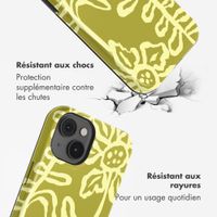 Selencia Coque arrière Vivid avec MagSafe Apple iPhone 14 - Chalky Bloom