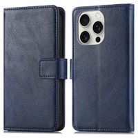 imoshion Étui de télephone portefeuille de luxe Apple iPhone 16 Pro - Bleu foncé