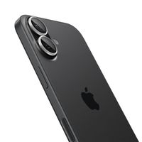 Spigen Optik Pro EZ Fit Lens Protector - Protection d'objectif de caméra (lot de 2) Apple iPhone 17 / 16 Plus - Argent