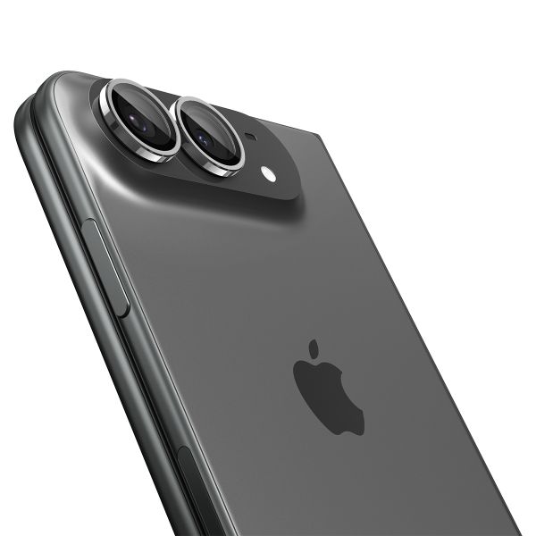 Spigen Optik Pro EZ Fit Lens Protector lot de 2 Apple iPhone Duo - White