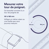 Apple Bracelet Solo tressé Apple Watch | 44/45/46/49 mm - Taille 9 - Clay