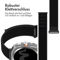 imoshion Bracelet en nylon Samsung Galaxy Watch Ultra 2 (2026) / Ultra (2024/2025) - Noir