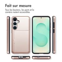 imoshion Coque arrière avec porte-cartes Samsung Galaxy S25 Plus - Rose Doré