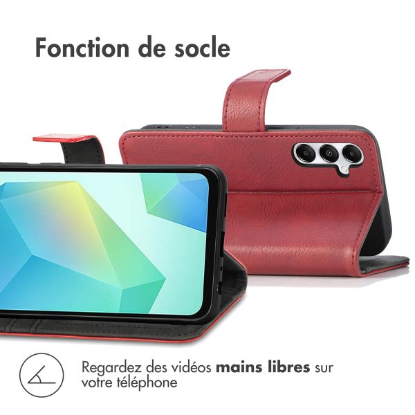imoshion Étui de télephone portefeuille de luxe Samsung Galaxy A16 - Rouge