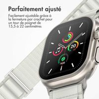 imoshion Bracelet en nylon Alpine Apple Watch | 38/40/41/42 mm - Blanc