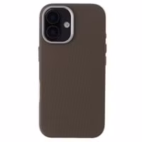 Accezz Coque arrière Mesh avec MagSafe Apple iPhone 16 - Marron