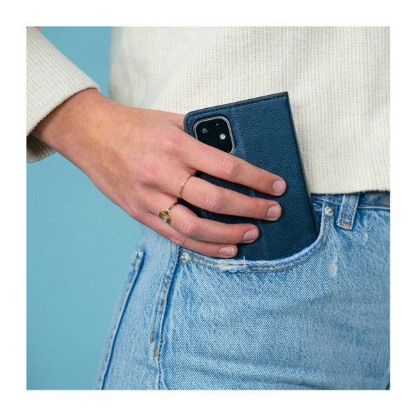 imoshion Étui de télephone portefeuille de luxe Motorola Moto G8 Power - Bleu foncé