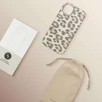 Selencia Coque Sabi imprimé panthère avec MagSafe Apple iPhone 13 - Soft Ivory
