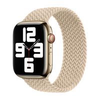 Apple Bracelet Solo tressé Apple Watch | 38/40/41/42 mm - Taille 5 - Beige