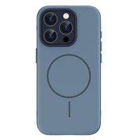 imoshion Coque arrière Color avec Thin MagSafe Ring Apple iPhone 15 Pro - Bleu foncé