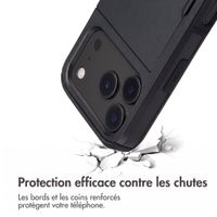 imoshion Coque arrière avec porte-cartes Apple iPhone 18 Pro / 17 Pro - Noir