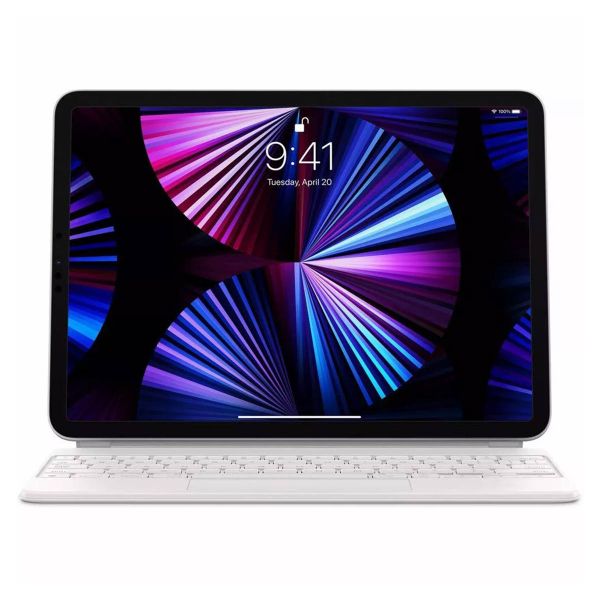 Apple Magic Keyboard Apple iPad Air 11 pouces (2026) M4 / (2025) M3 / (2024) M2 / Air 5 (2022) / Air 4 (2020) / Pro 11 (2018/2020/2021/2022) - QWERTY / NL - Blanc