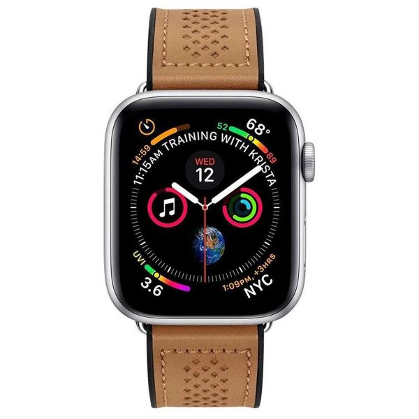 Spigen Bracelet Retro Fit Apple Watch Series 1 t/m 9 / SE (38/40/41 mm) | Series 10 / 11 (42 mm) - Marron