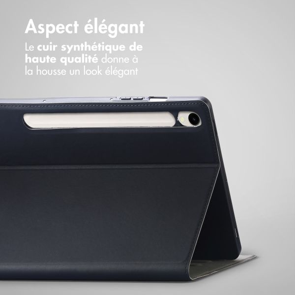 Accezz Coque tablette Classic Samsung Galaxy Tab S10 Ultra / Tab S9 Ultra - Noir