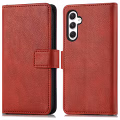 imoshion Étui de télephone portefeuille de luxe Samsung Galaxy A25 (5G) - Rouge