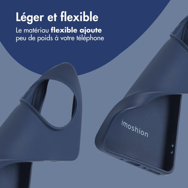 imoshion Coque Couleur Xiaomi Redmi Note 14 Pro (4G) - Bleu foncé