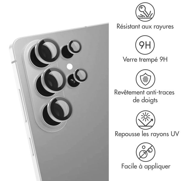 imoshion Lot de 2 protections d'objectif de caméra Samsung Galaxy S26 / S26 Plus - Silver Grey