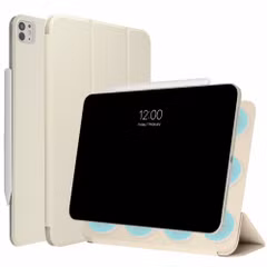 imoshion Magnetic etui de téléphone portefeuille Apple iPad Pro 13 (2025) M5 / (2024) M4 - Beige