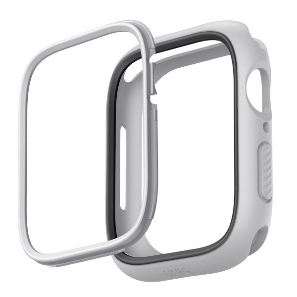 Uniq Coque Moduo avec lunette Apple Watch - 40 / 41 mm - Chalk / Stone Grey