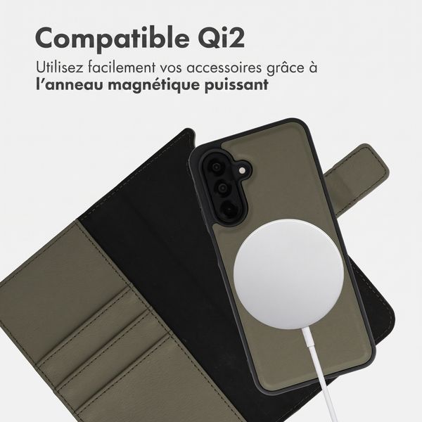 imoshion Étui portefeuille luxe 2-en-1 amovible Samsung Galaxy A26 - Vert