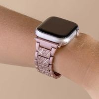 Selencia Bracelet à maillons scintillants Apple Watch | 38/40/41/42 mm - Rose