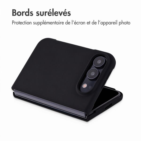 Accezz Coque Liquid Silicone avec MagSafe Apple iPhone Duo - Noir