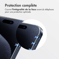Accezz Protecteur d'écran en verre trempé + Applicateur Apple iPhone 15 Pro Max