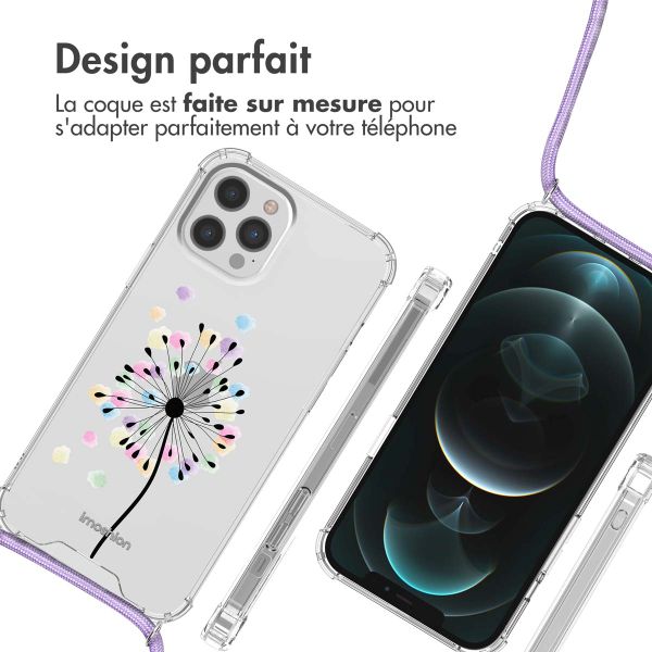 imoshion Coque Design avec cordon Apple iPhone 12 Pro Max - Sandstone Dandelion