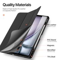 Dux Ducis Coque tablette Domo Apple iPad Air 13 pouces (2026) M4 / (2025) M3 / (2024) M2 - Noir