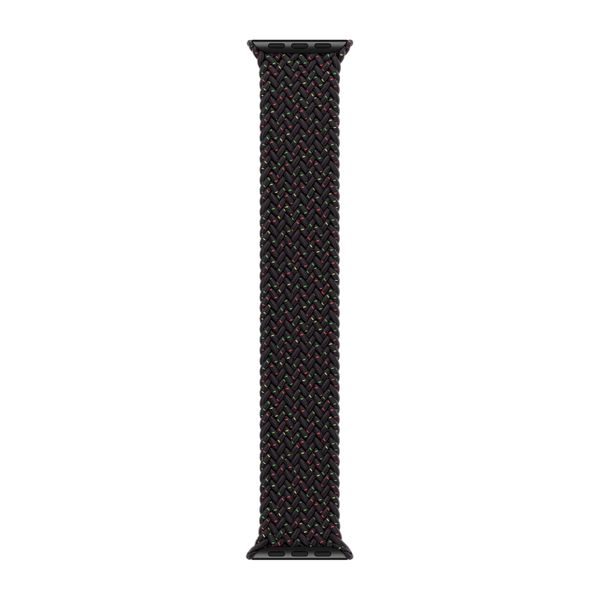 Apple Bracelet Solo tressé Apple Watch | 44/45/46/49 mm - Taille 3 - Black Unity