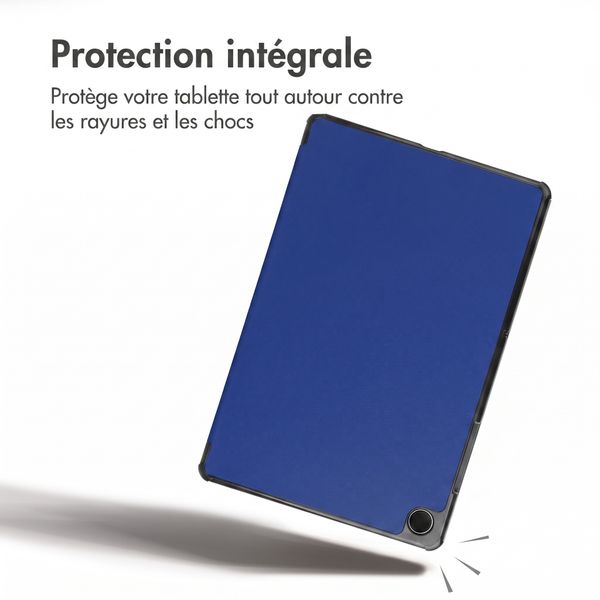 imoshion Coque tablette Trifold Samsung Galaxy Tab A9 Plus - Cobalt Blue