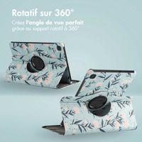 imoshion Coque tablette Design rotatif à 360° Samsung Galaxy Tab S6 Lite (2020/2022/2024)  - Flowers