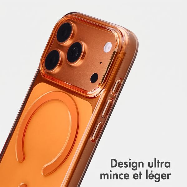 Accezz Lite coque arrière avec MagSafe Apple iPhone 18 Pro Max / 17 Pro Max - Orange