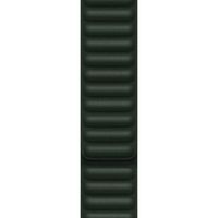 Apple Bracelet Leather Link Apple Watch | 38/40/41/42 mm - Taille M/L - Sequoia Green