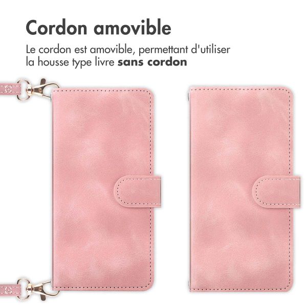 imoshion Etui de télephone portefeuille avec cordon Samsung Galaxy S24 FE - Rose