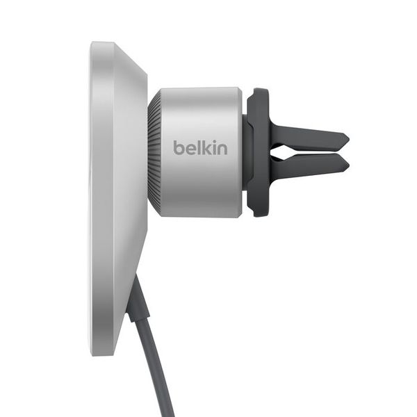 Belkin BoostCharge Pro Chargeur Voiture Sans Fil Magnétique - Support Téléphone Grille de Ventilation - Sans Adaptateur