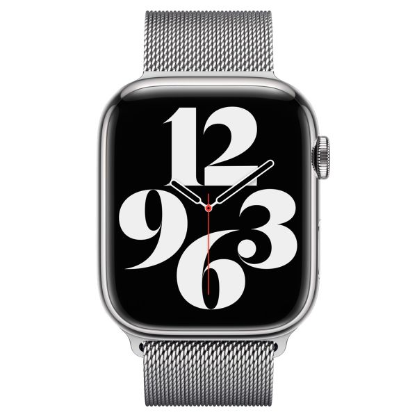 Apple Bracelet à boucle Milanais Apple Watch | 44/45/46/49 mm - Argent