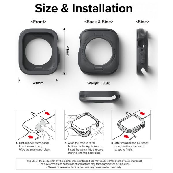 Ringke Coque Air Sports Apple Watch - 40 / 41 mm - Navy