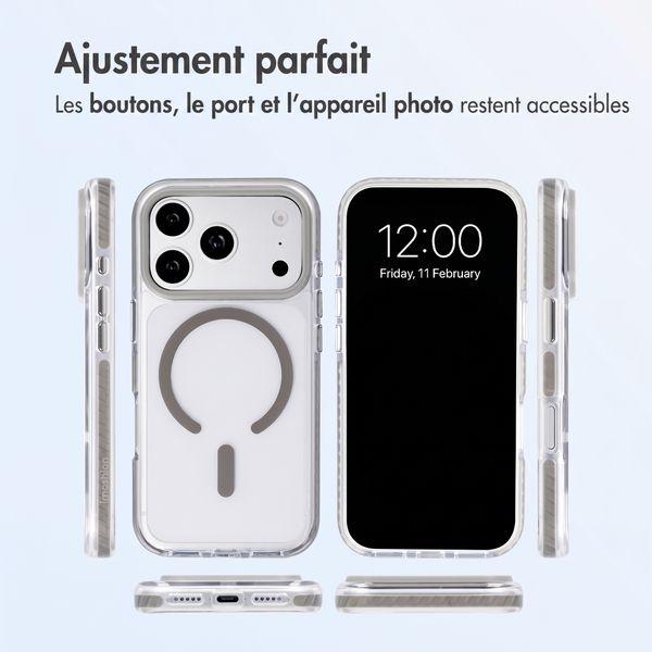 imoshion Coque Combat MagSafe Apple iPhone 18 Pro / 17 Pro - Gris