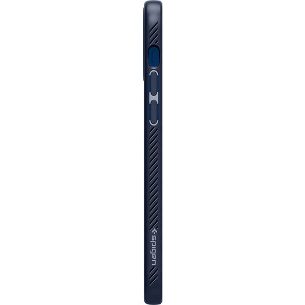 Spigen Coque Liquid Air™ Apple iPhone 12 (Pro) - Bleu foncé