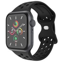 imoshion Bracelet Sport⁺ en silicone Apple Watch | 38/40/41/42 mm - Taille S/M - Noir