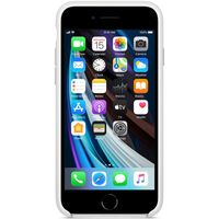Apple Coque en silicone Apple iPhone SE (2022 / 2020) - White
