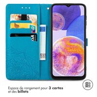 imoshion Etui de télephone Mandala Samsung Galaxy A23 (5G) - Turquoise