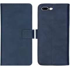 imoshion Étui de télephone portefeuille de luxe Apple iPhone 8 Plus / 7 Plus - Bleu foncé