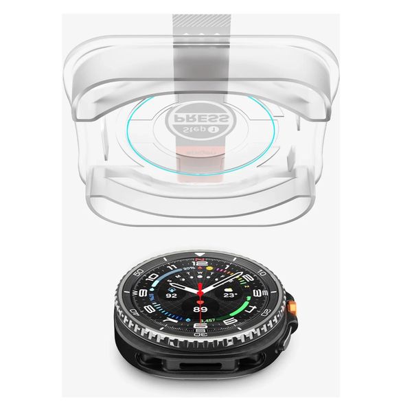 Spigen Protection d'écran EZ FIT Glas.tR avec applicateur Samsung Galaxy Watch 9 / Watch 8 - 40 mm - Transparent